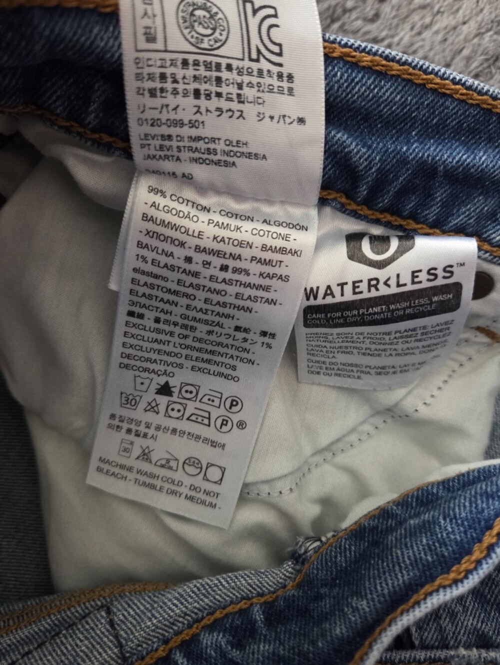 Levi's High-Rise Wedgie Straight Jeans in Blue Size 29x28 Casual Everyday - Picture 10 of 11